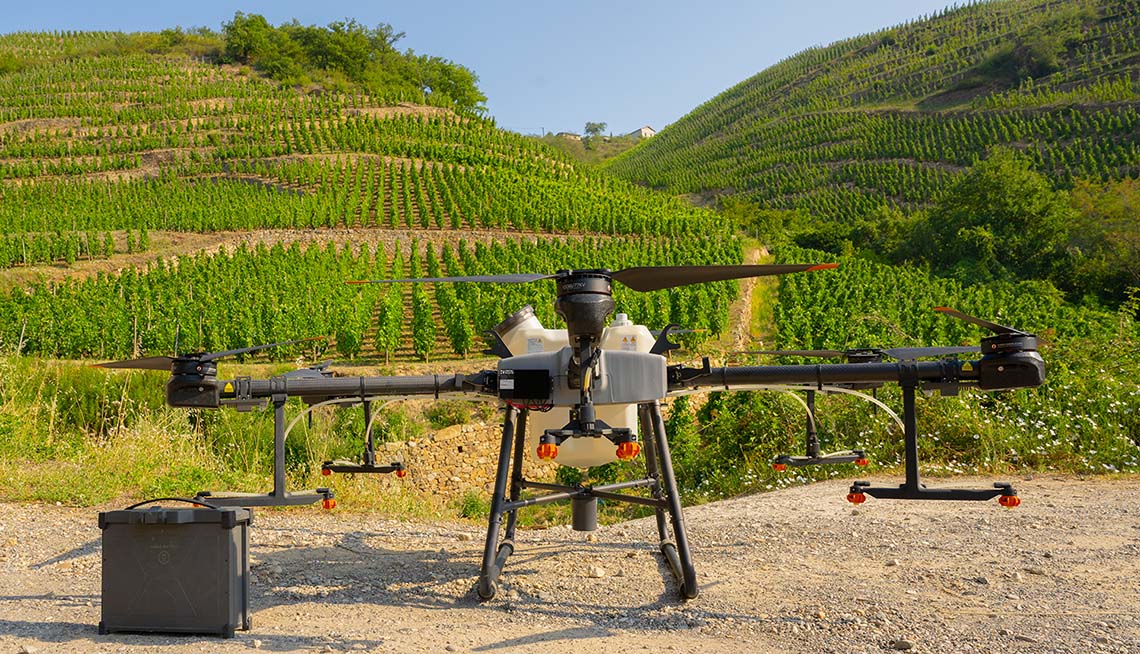 drone agricole Plauzat, drone agricole Clermont-Ferrand, drone agricole France